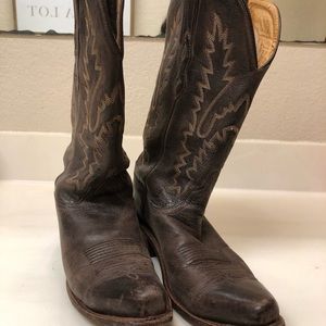 Old West cowboy boots